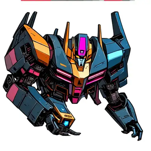 Half Autobot half decepticon tattoo design idea
