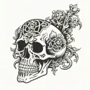 SKELETON SHAKA tattoo design idea