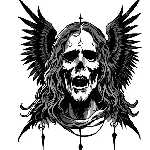 penitent blasphemer tattoo design idea