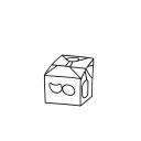 Juice boxes tattoo design idea