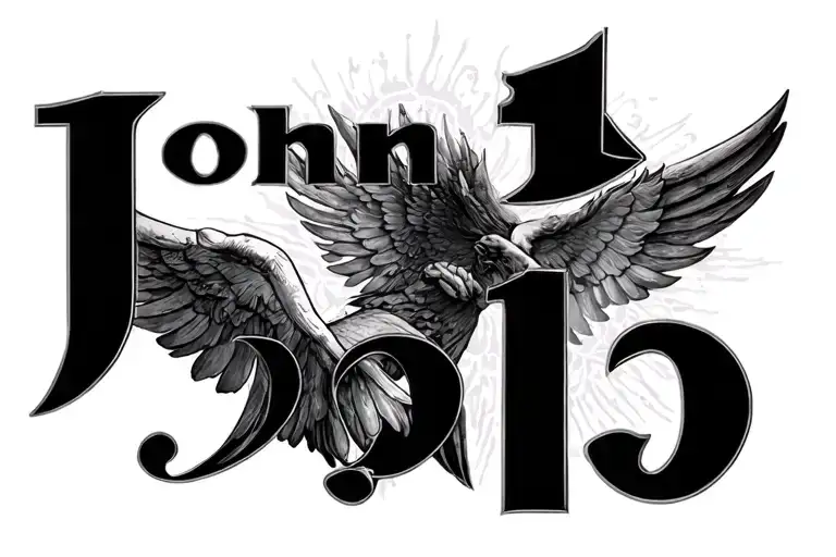 john 3:16 tattoo design idea