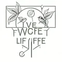 Fvck Life tattoo design idea