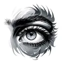 Odins Eye tattoo design idea