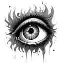 Odins Eye tattoo design idea