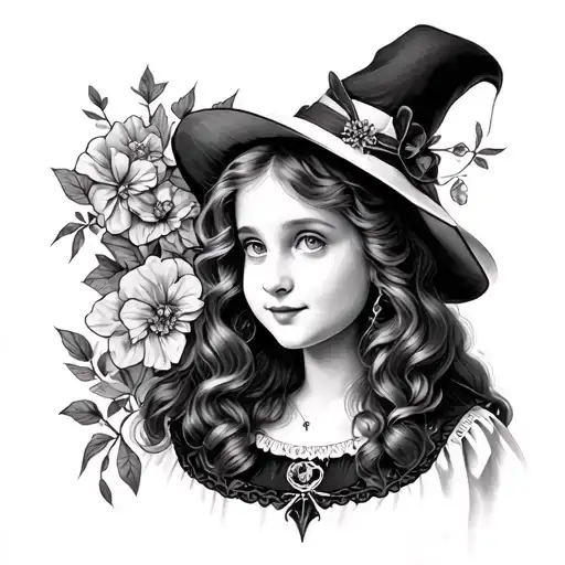 Alice And Wonderland tattoo design idea