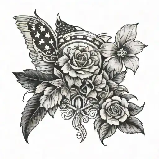 offspring americana tattoo design idea