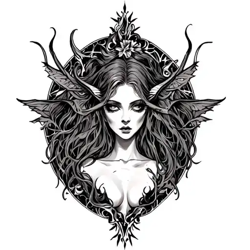 succubus womb tattoo tattoo design idea