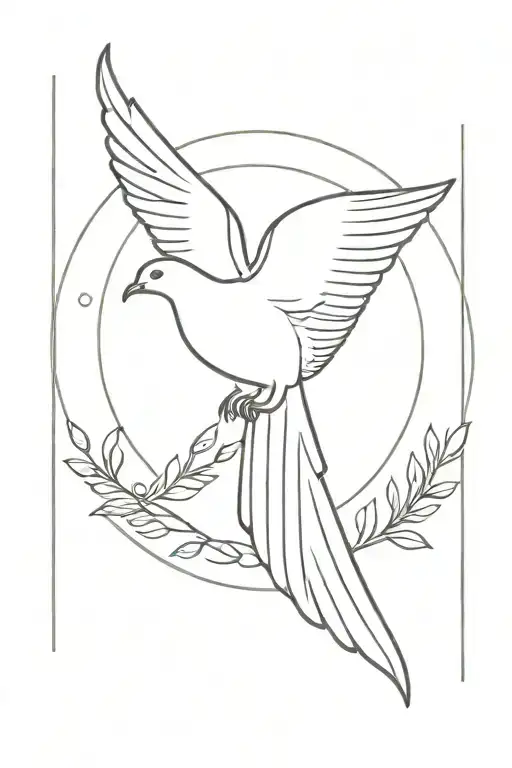 gypsy dove tattoo design idea