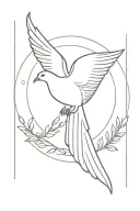 gypsy dove tattoo design idea
