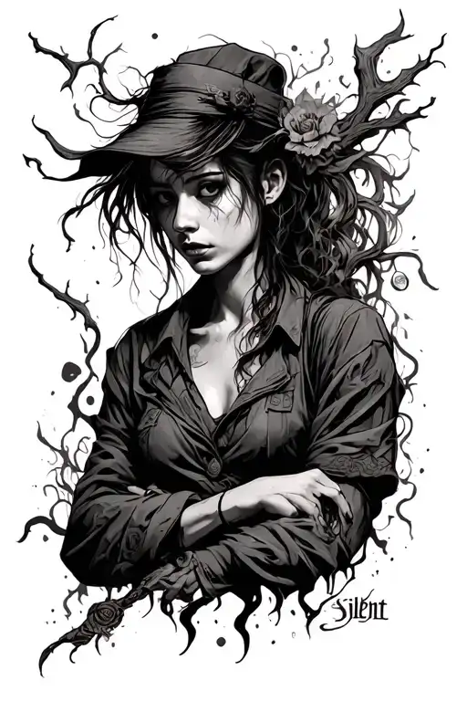 Silent hill tattoo design idea