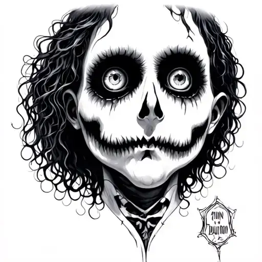 Tim Burton tattoo design idea