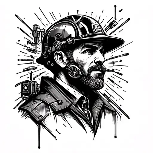 Electrical Engineer themed tattoo tattoo design idea