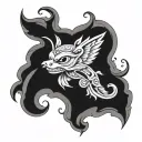 salt pepper tattoo design idea