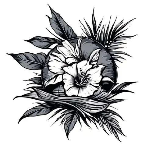 Haiti and bahamas tattoo design idea