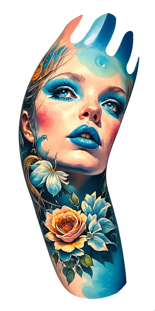 chatter max bluey tattoo design idea