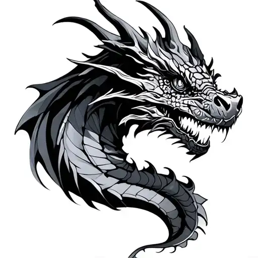 dragon steampunk inspired tattoo tattoo design idea