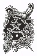 Creating a tattoo design that combines the San Antonio Spurs, Dallas Cowboys, and Texas Longhorns logos  tattoo design idea