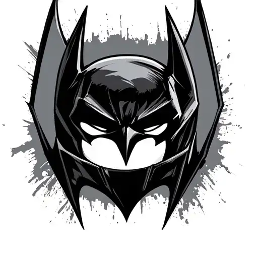Batman Logo tattoo design idea