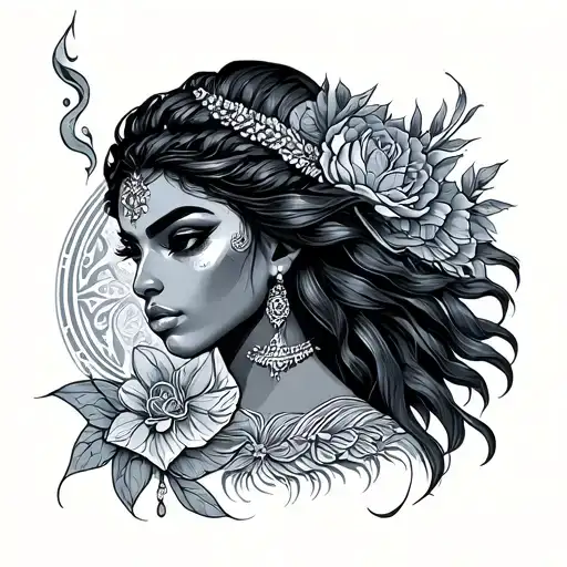 Yemaya tattoo design idea