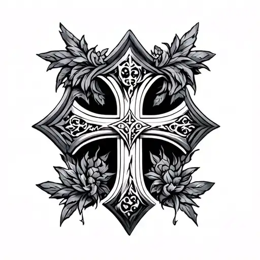croatian pleter cross tattoo tattoo design idea