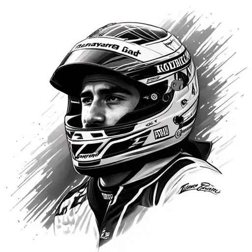 f1 Daniel Ricciardo saying tattoo design idea