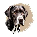 German Shorthaired Pointer tattoo design idea