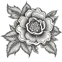 Tudor Rose tattoo design idea