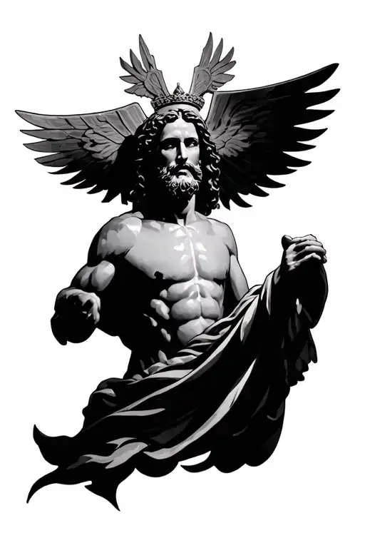 Ave Christus Rex tattoo design idea