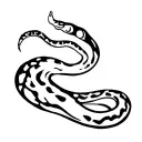 adder tattoo design idea