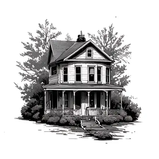 Trap House lullibie tattoo design idea