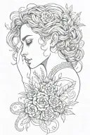 anxiety and love   tattoo design idea