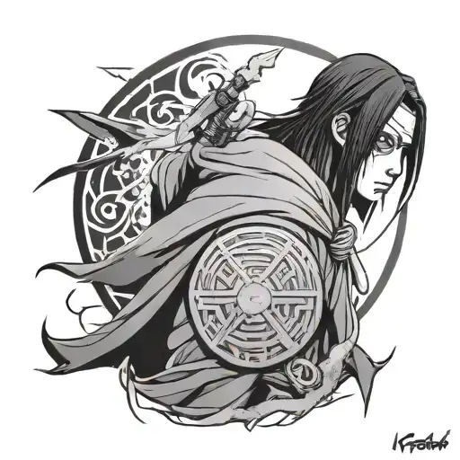 itachi Uchiha tattoo design idea