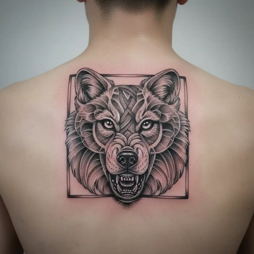 woman asshole tattoo design idea