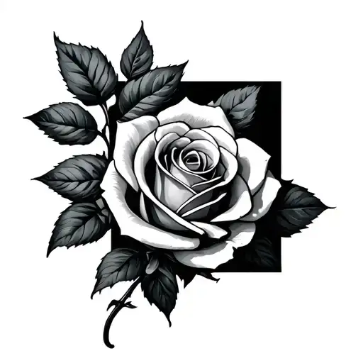 "Lose everything to win everything" Rose tattoo design idea