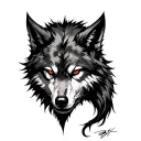 Wolf Sif Dark Souls tattoo design idea