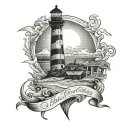 beach outer banks tattoo design idea