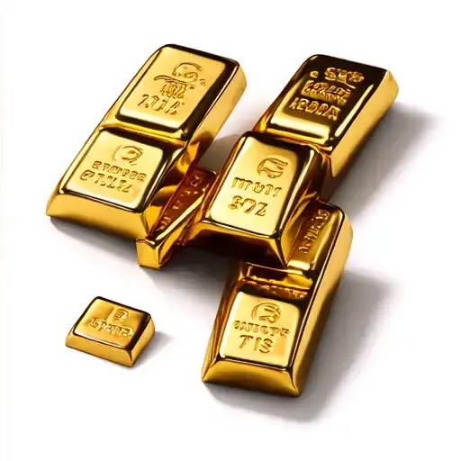 gold bars tattoo design idea