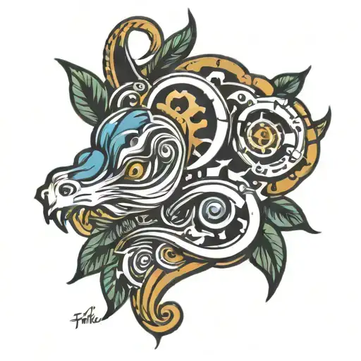 Turbo tattoo design idea