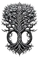 Celtic Tree tattoo design idea