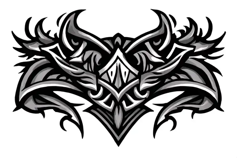 Tennessee Appalachian, Germanic tribal art design, armband tattoo tattoo design idea