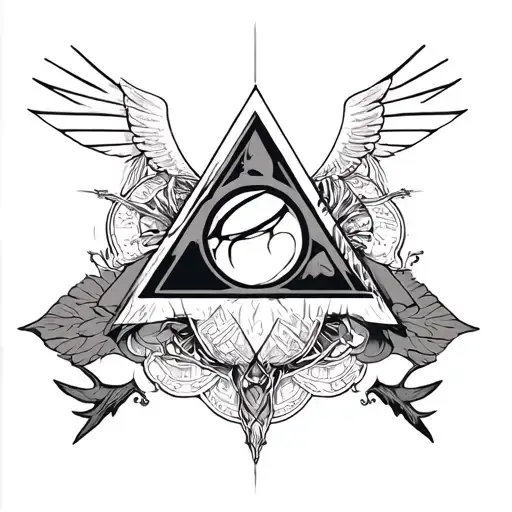 Illuminati tattoo design idea