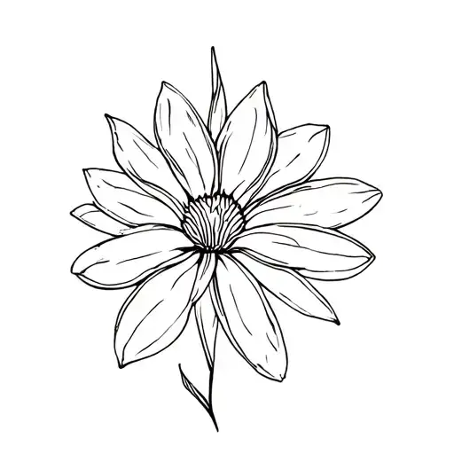 sister flower of birth May September force tattoo design idea