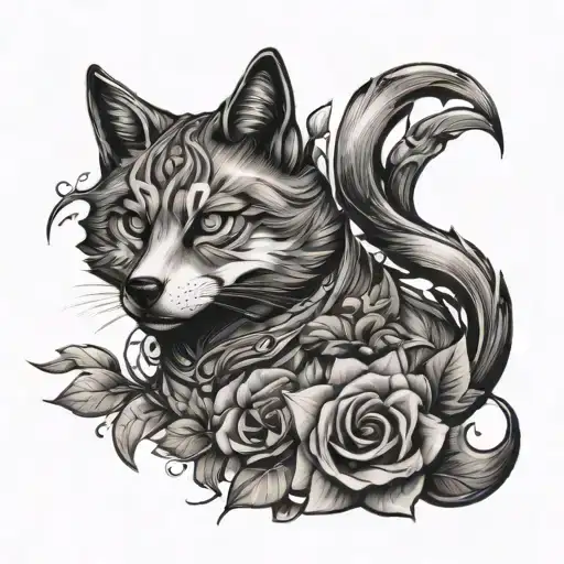 Bluey tattoo design idea