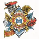 Dodger tattoo design idea