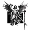 Ndrangheta st Michael tattoo design idea