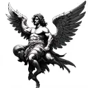 Ndrangheta st Michael tattoo design idea