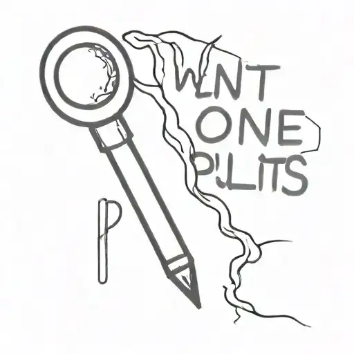twenty one pilots logo,   with a torch, lyrics that say "push on through"   tattoo design idea