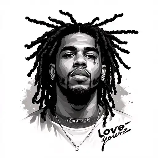 love yourz j cole tattoo design idea