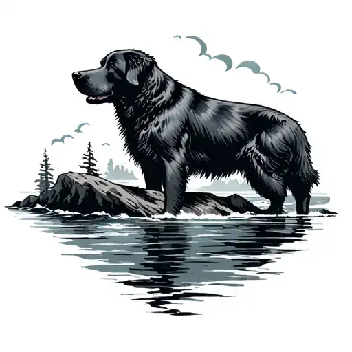newfoundland and nova scotia tattoo design idea