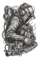 welding tattoo design idea